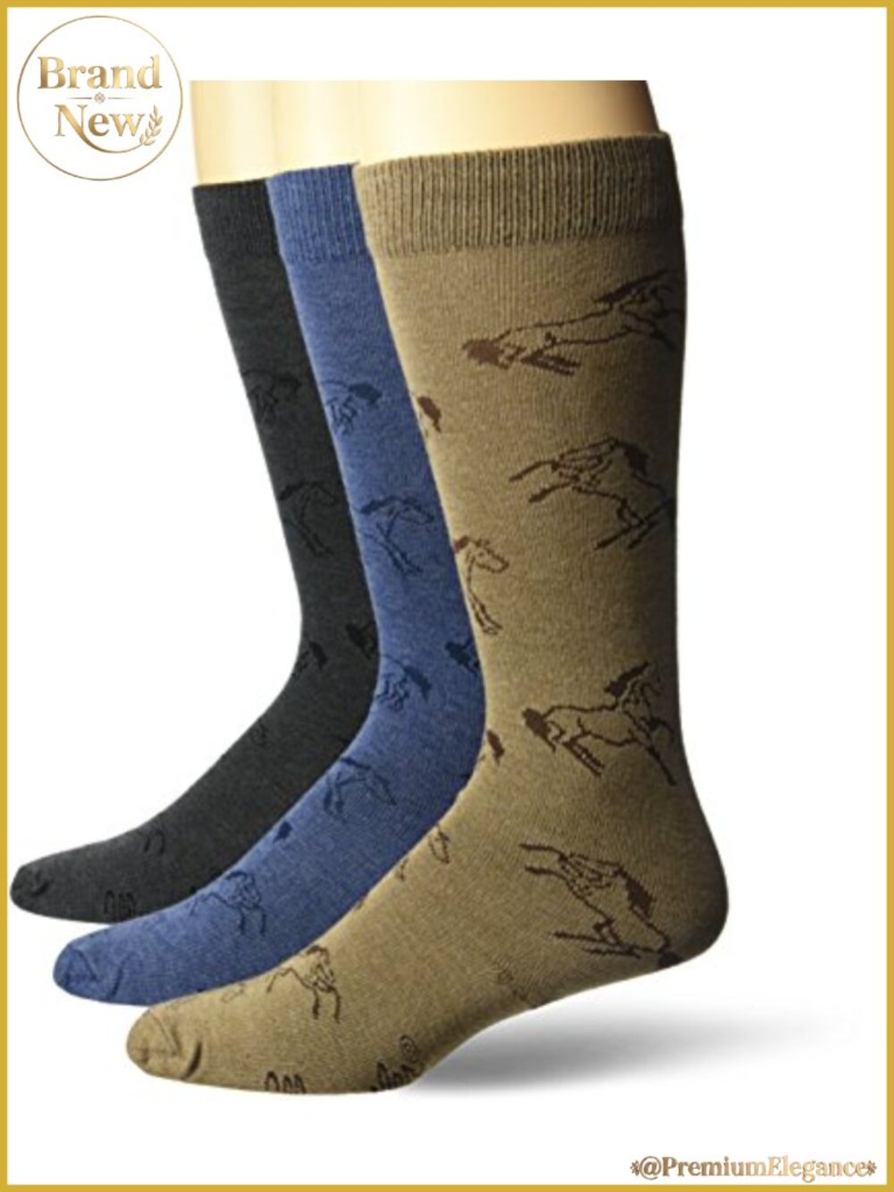 Wrangler Horse Boot Socks 3 Pair Pack Moisture Wicking Calf Socks